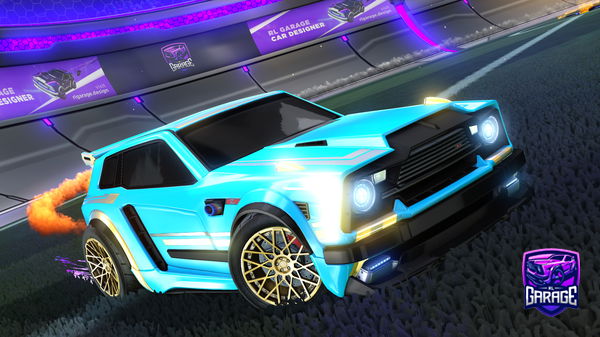 A Rocket League car design from papichulo127