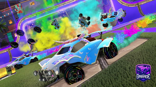 A Rocket League car design from Octy2