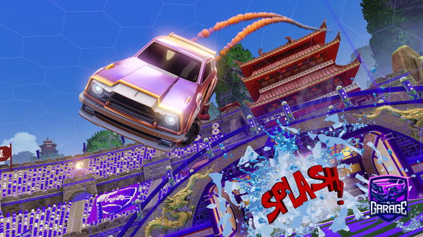 A Rocket League car design from Oriolgtf