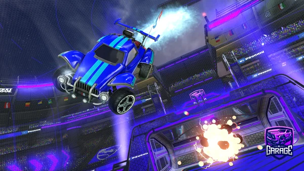 A Rocket League car design from ItsZero30