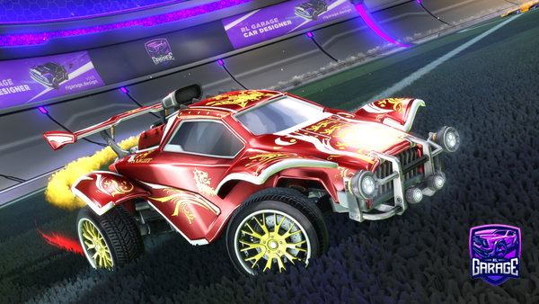 A Rocket League car design from Nelios