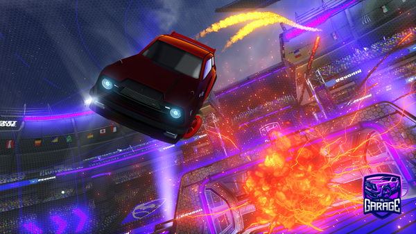 A Rocket League car design from Tripplestrxke540