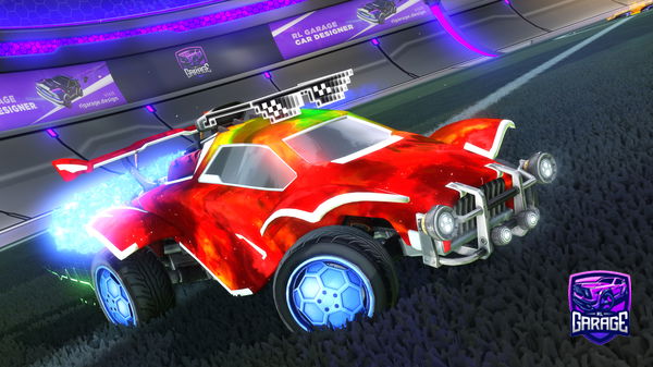 A Rocket League car design from IsakTheNerd