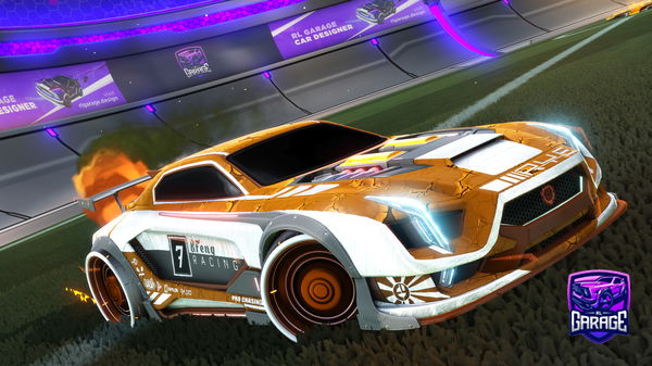 A Rocket League car design from YBD_Xottik