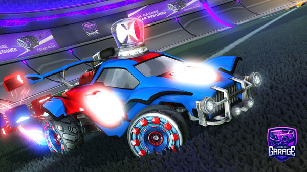 A Rocket League car design from Raiyu