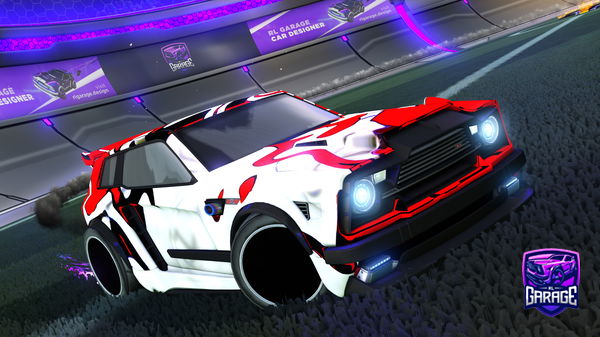 A Rocket League car design from Karrot8