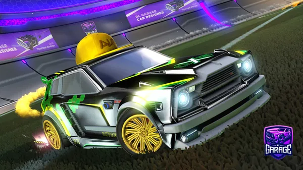 A Rocket League car design from THEO67210