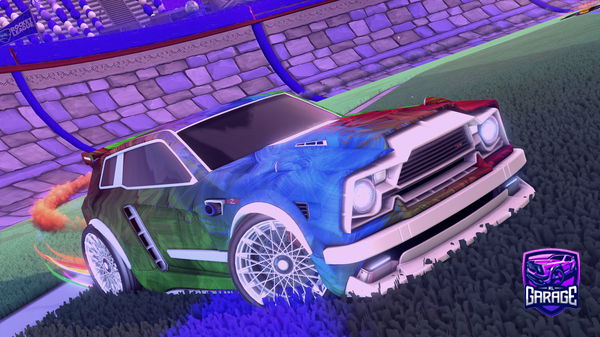 A Rocket League car design from LMKatb