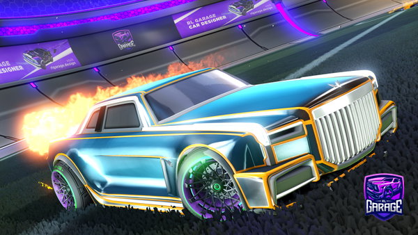 A Rocket League car design from Tottavio