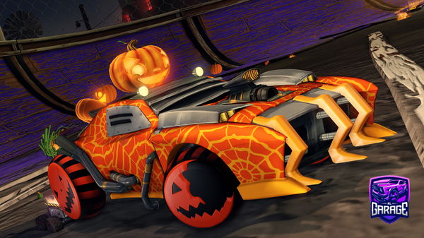 A Rocket League car design from tackywacky85