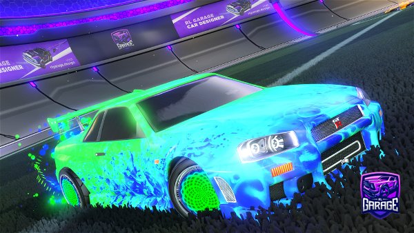 A Rocket League car design from IXC-STACKS