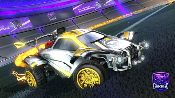 A Rocket League car design from mightykron