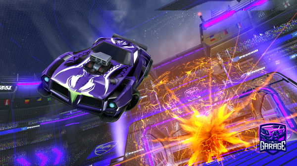 A Rocket League car design from DragohuayR