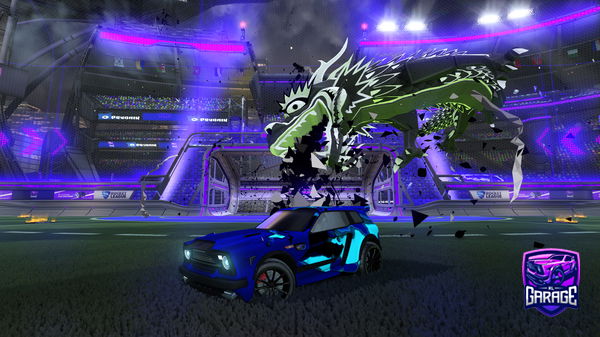 A Rocket League car design from BOBALOBAYOUS