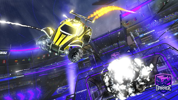 A Rocket League car design from ywiz