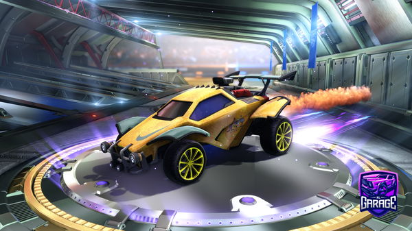 A Rocket League car design from Poweredplayer