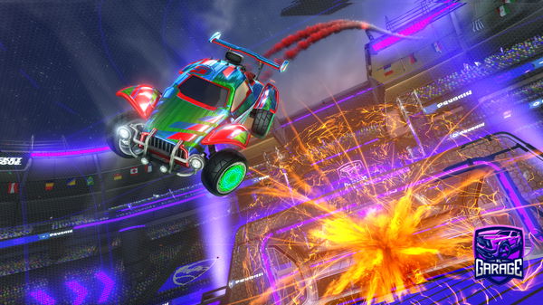 A Rocket League car design from Dxgital