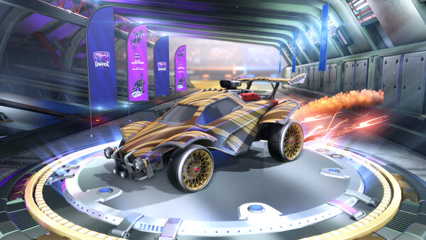 A Rocket League car design from Ghostsword11