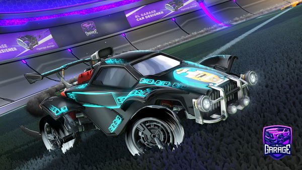 A Rocket League car design from mxst1k