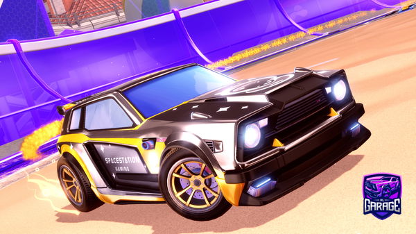 A Rocket League car design from Nisso78