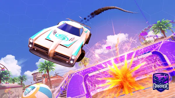A Rocket League car design from reticently