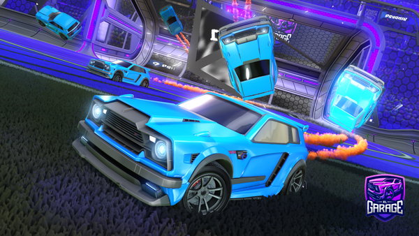 A Rocket League car design from supernova2647