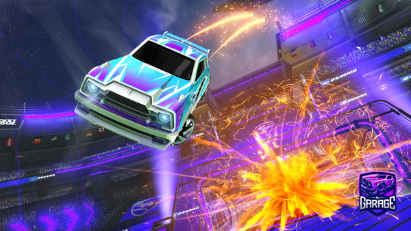A Rocket League car design from anlittlenerdxbox