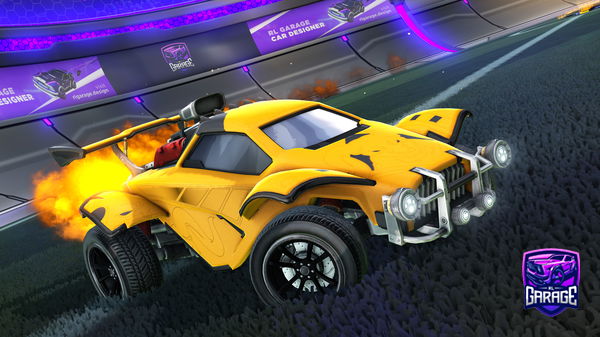 A Rocket League car design from TeslaBeats