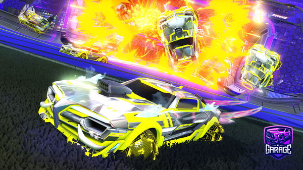 A Rocket League car design from sgamers7