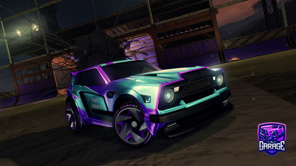 A Rocket League car design from fennecwarrior