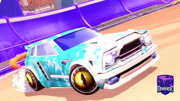 A Rocket League car design from Silverdragon0507