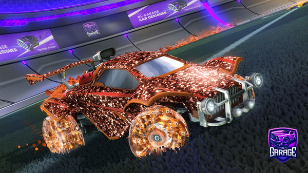 A Rocket League car design from ultimategamer08