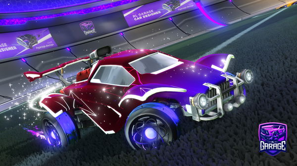 A Rocket League car design from LwGwNw