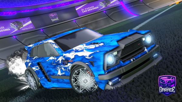 A Rocket League car design from zlewozmywak420