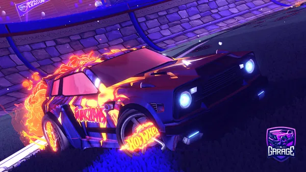 A Rocket League car design from -Goose-