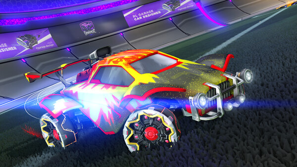 A Rocket League car design from Feral_Crab