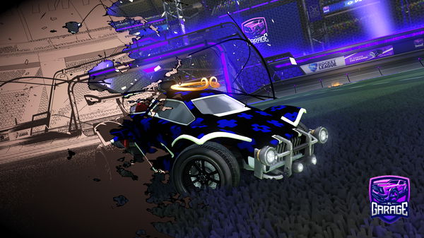 A Rocket League car design from Gibbo73
