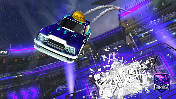 A Rocket League car design from Ahmad_d200