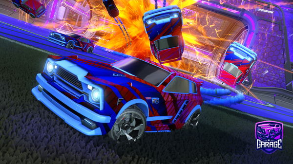 A Rocket League car design from Hobbzy11