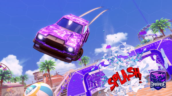 A Rocket League car design from yupyuppep