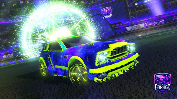 A Rocket League car design from Rhysmylo