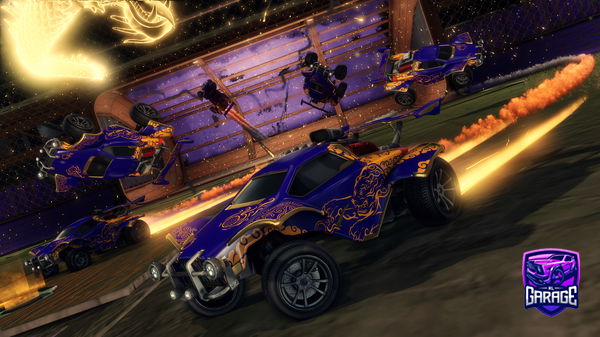 A Rocket League car design from Squaz_la_banane