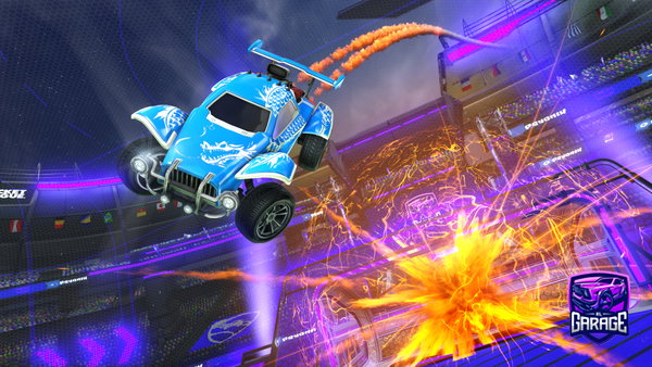 A Rocket League car design from mk3minty