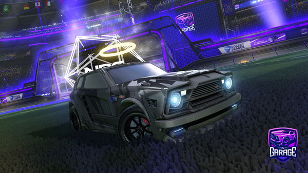 A Rocket League car design from Toxicloughran232