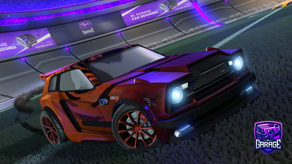 A Rocket League car design from MR27I-