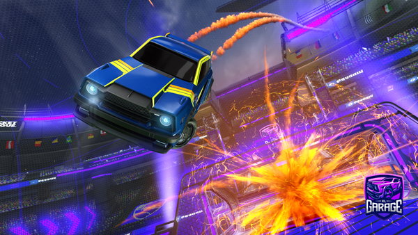 A Rocket League car design from doomsyy_