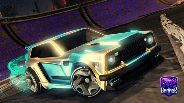 A Rocket League car design from Fabiolone