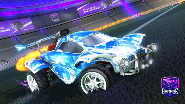 A Rocket League car design from AshBlossom24