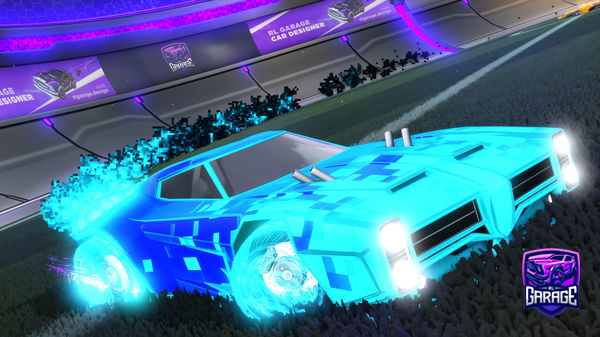 A Rocket League car design from KitOver
