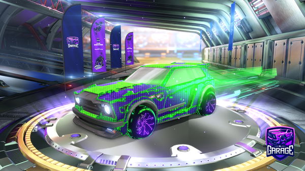 A Rocket League car design from mrgarubbistici